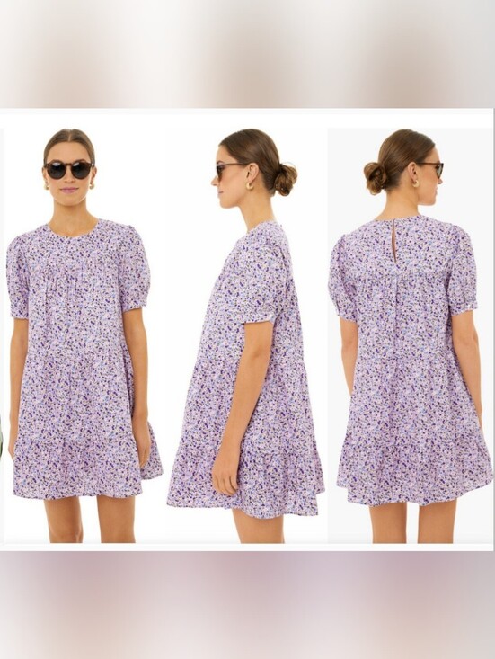 Pomander Place Dresses & Skirts - Tuchernuck Pomander Place Lilac Floral Quinn Dress. Size M